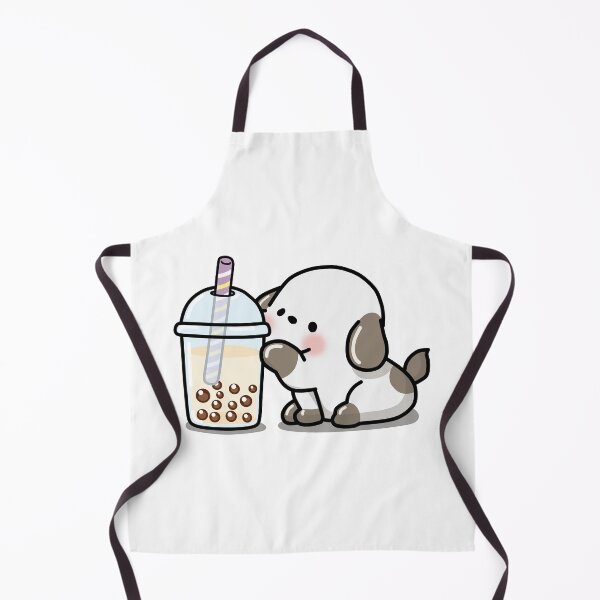 Item preview, Little Puppy Loves Boba Tea! designed and sold by SirBobalot.