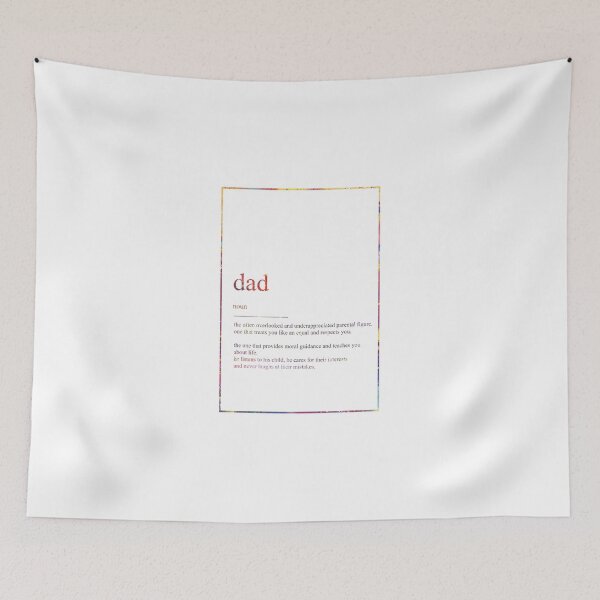 Item preview, Dad Watercolor Map Yoga Quote Definition Des designed and sold by vividpixelusa.
