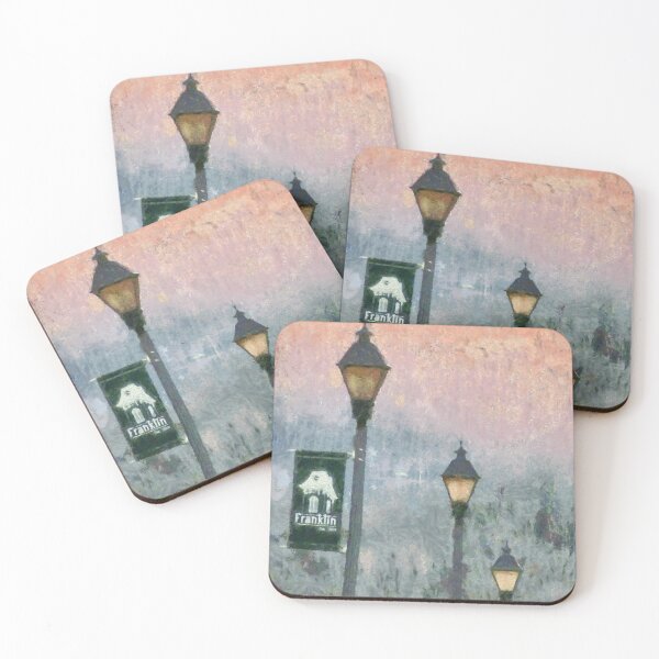 Item preview, Franklin, NC Streetlights In Twilight designed and sold by Jean Gregory Evans.