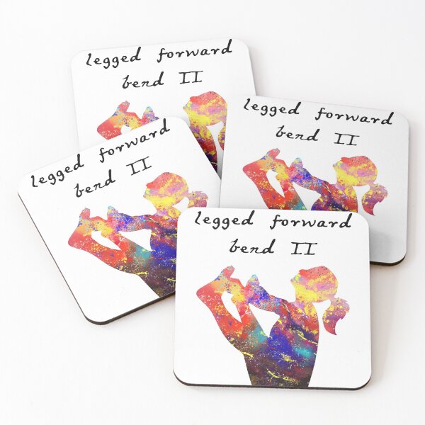Item preview, Seated Wide Legged Forward Bend 26 Watercolor Map designed and sold by vividpixelusa.