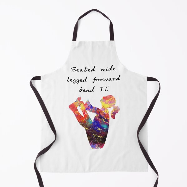 Item preview, Seated Wide Legged Forward Bend 26 Watercolor Map designed and sold by vividpixelusa.