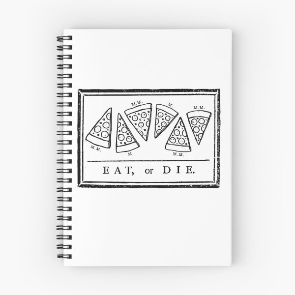 Item preview, Comer o morir (en blanco) - Parodia de pizza designed and sold by jublin.