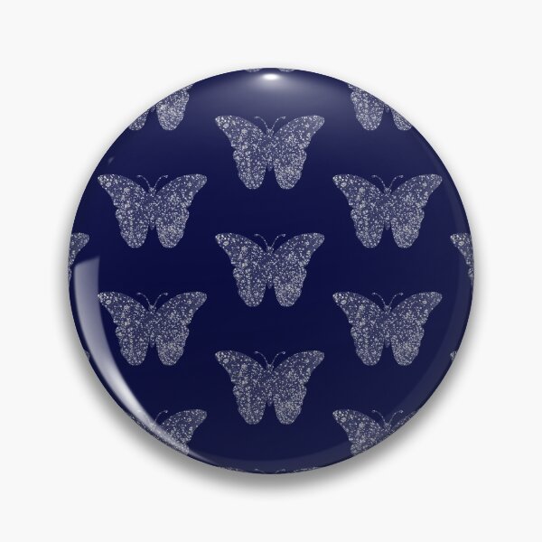 Item preview, Navy Blue Butterfly Pattern designed and sold by ChibiKolossus.