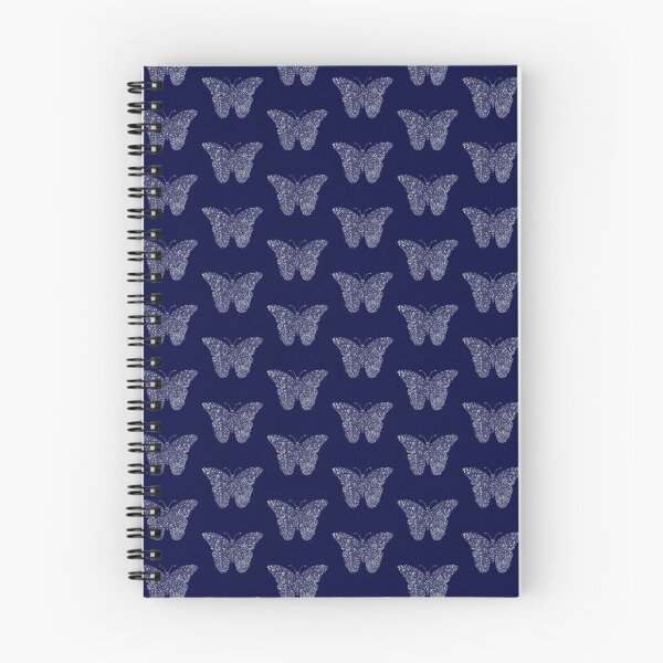 Item preview, Navy Blue Butterfly Pattern designed and sold by ChibiKolossus.