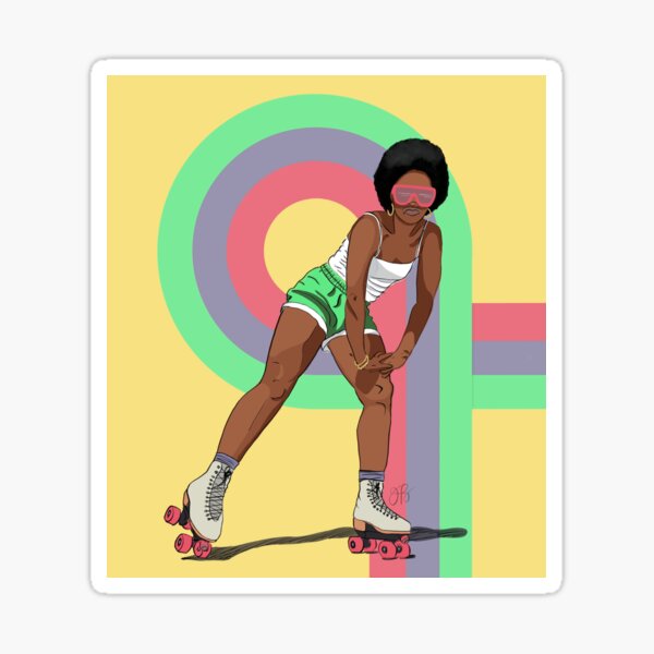 Rock With It - Rollergirl 1 Sticker