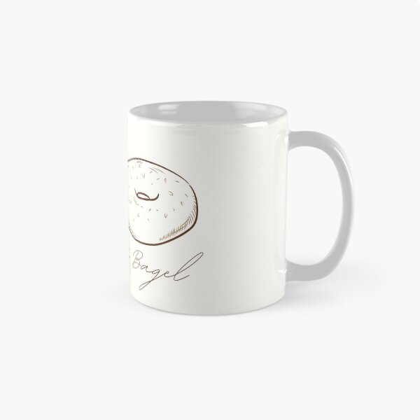 Item preview, Coffee Meets Bagel Handrawn Vintage Design Brown designed and sold by CheraeLynn.
