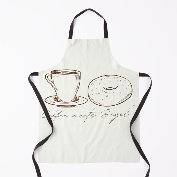 Item preview, Coffee Meets Bagel Handrawn Vintage Design Brown designed and sold by CheraeLynn.