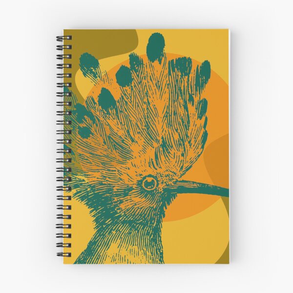 Aperçu de l'œuvre Plumage d'oiseau de couleur rétro funky créée et vendue par ChatNoirGallery.