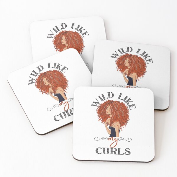 Item preview, WILD LIKE MY CURLS cute gift for girls designed and sold by zeg-shop.