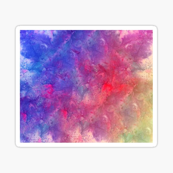 Gentle Colorful Abstract Pattern Sticker