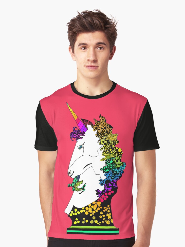 Thumbnail 1 of 5, Graphic T-Shirt, Uni-on-Coral designed and sold by EckerRobertsArt.