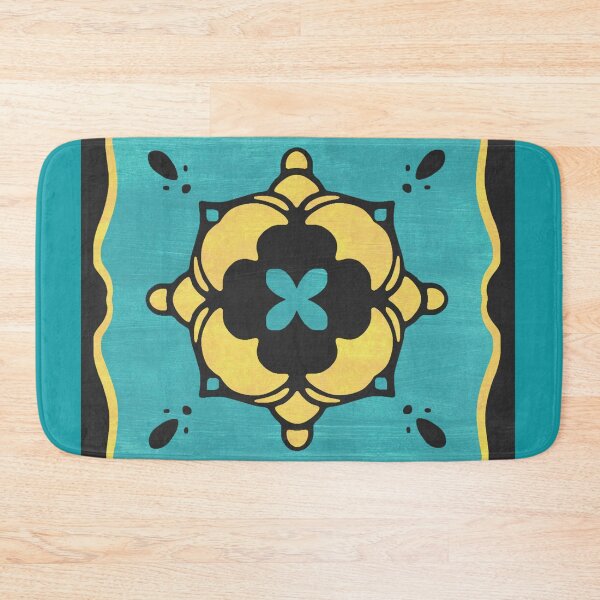 Item preview, Spanish Tile Blue, Yellow & Black designed and sold by FioreCiliegia.