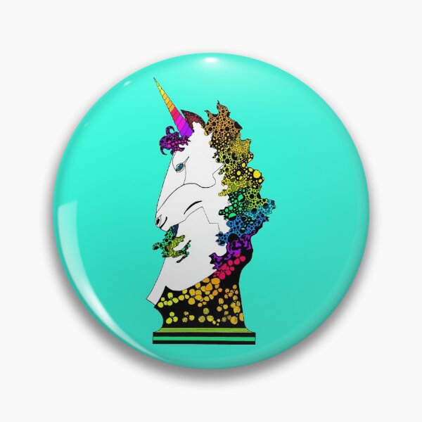 Uni-on-Teal Pin