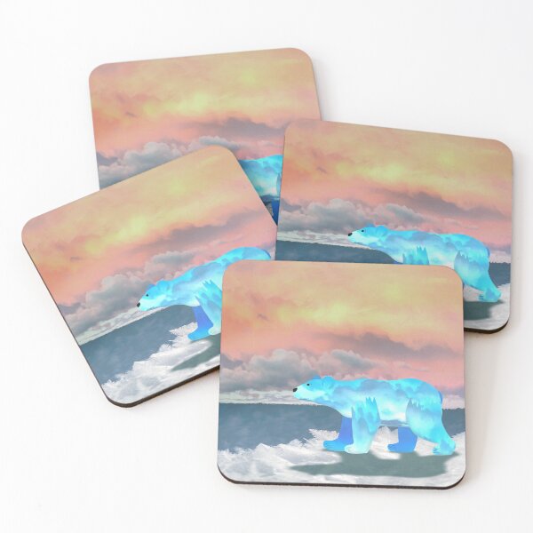 Item preview, Chilly Polar Bear - Sunset designed and sold by Kelly Lees.