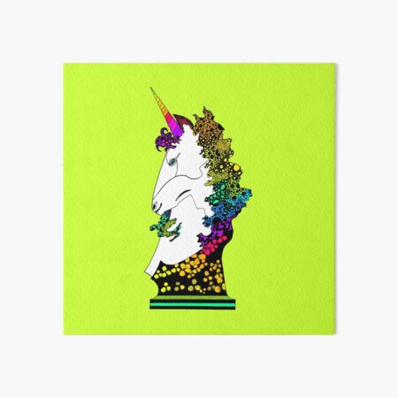Uni-on-Green Art Board Print