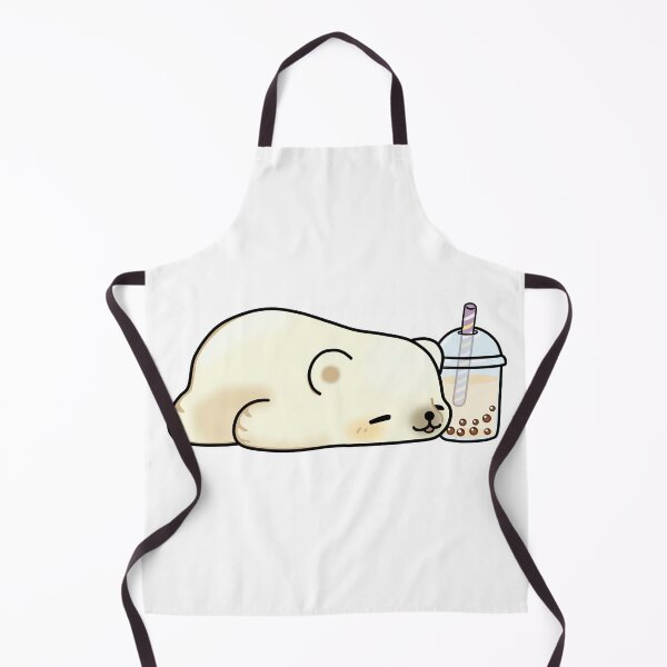 Item preview, Little Polar Bear Chilling with it's Boba Tea designed and sold by SirBobalot.
