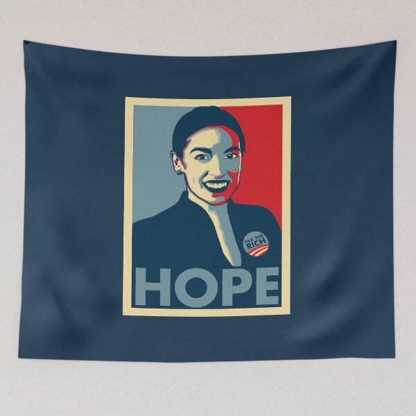 Item preview, Tax The Rich x AOC designed and sold by Retroprintshop.