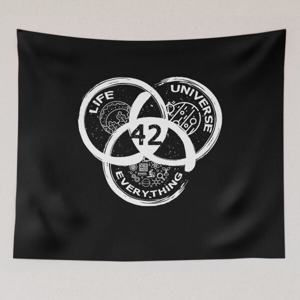 Item preview, 42 Answer to Life Universe and Everything designed and sold by roxy7922.