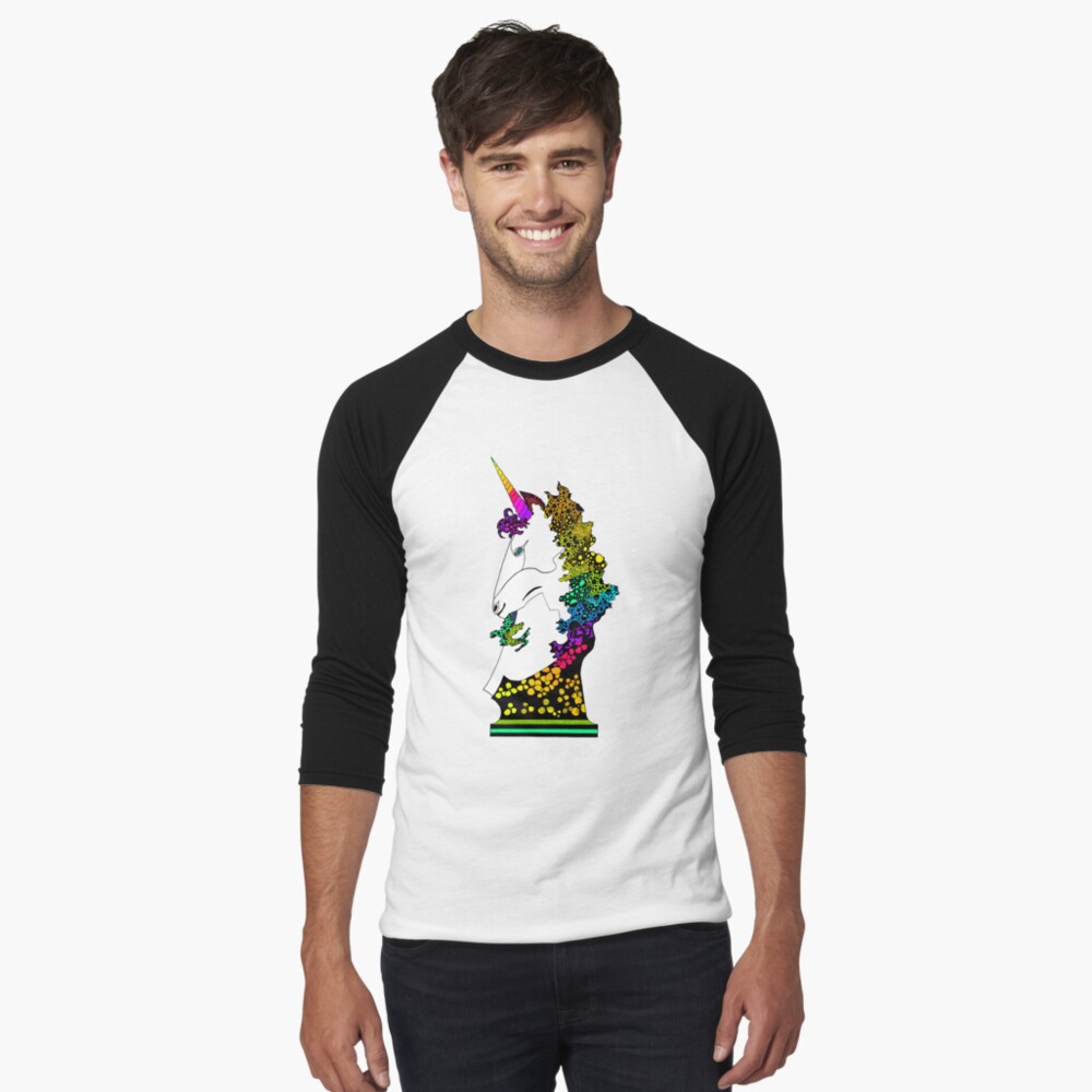 Item preview, Baseball ¾ Sleeve T-Shirt designed and sold by EckerRobertsArt.