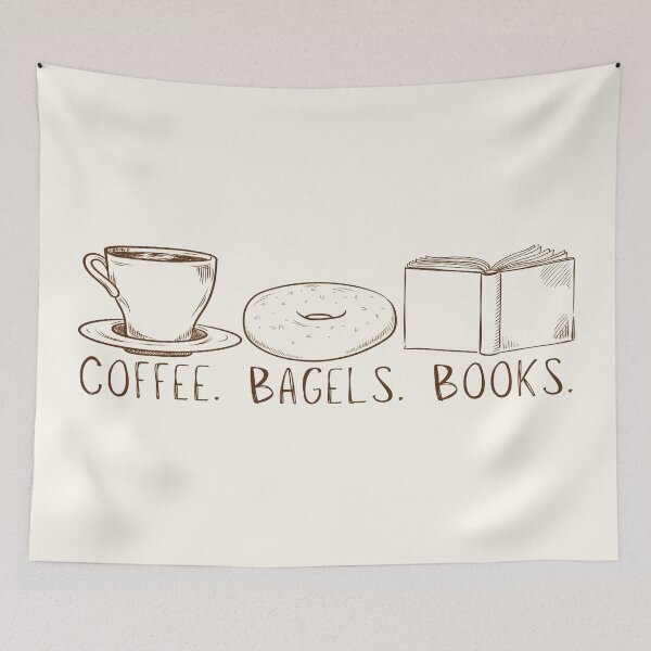 Item preview, Coffee Meets Bagel (and Books) designed and sold by CheraeLynn.