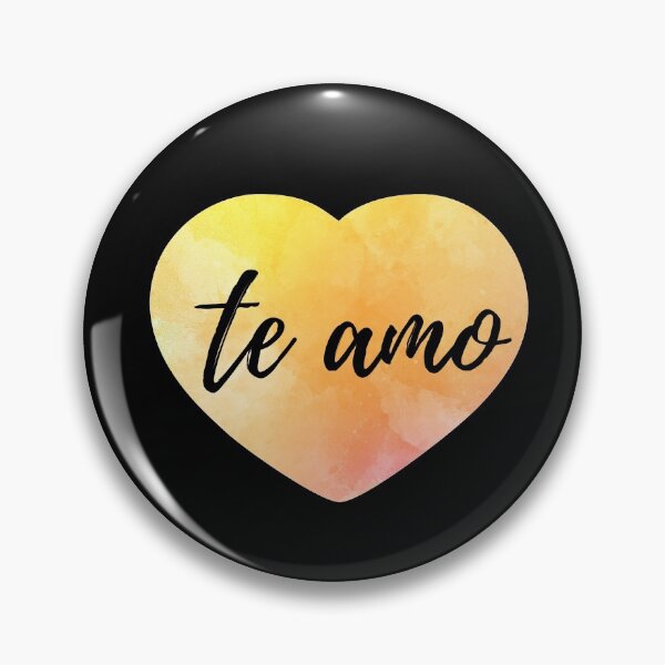 Item preview, te amo yellow heart designed and sold by atevern.