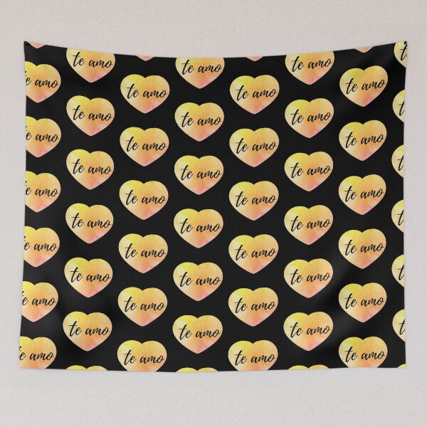 Item preview, te amo yellow heart designed and sold by atevern.