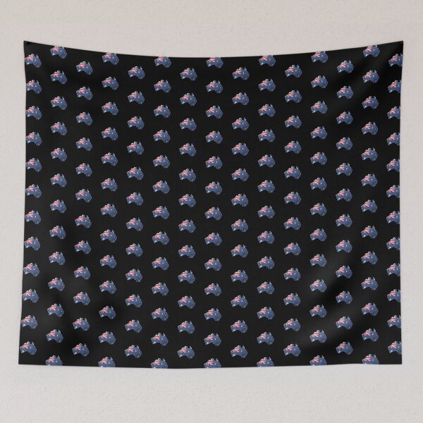 Item preview, Australia Geographic Icon with Flag Overlay designed and sold by dylanxh.