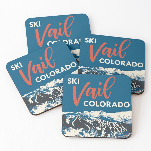 Item preview, Blue Vail Colorado Vintage Ski Poster designed and sold by ROEDERcraft.