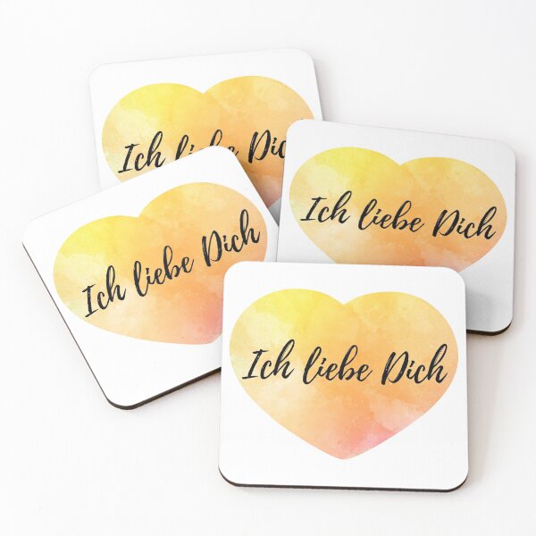 Item preview,  ich liebe dich yellow heart designed and sold by atevern.