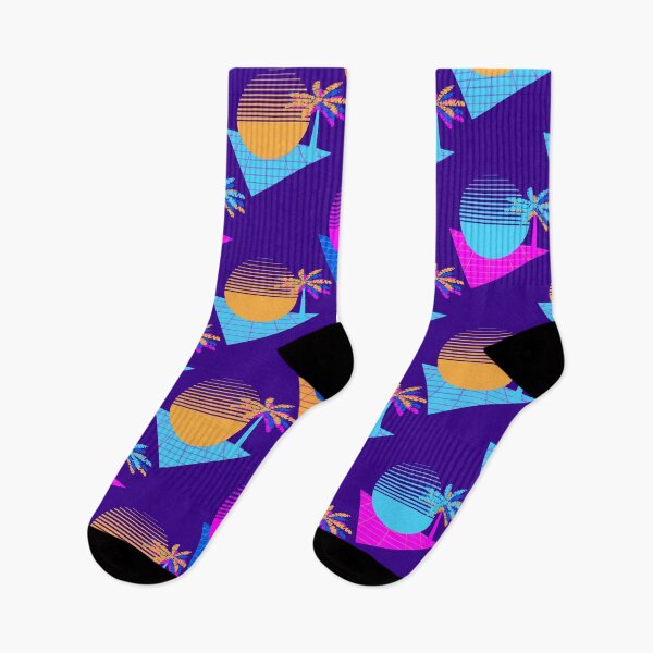 Item preview, Retrowave Palm Trees designed and sold by WowThatsAwful.
