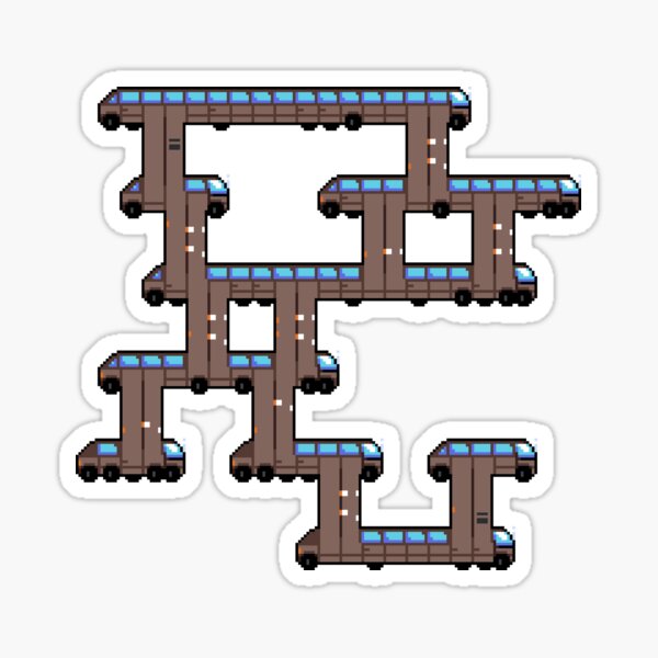 Celeste Intro Car Tileset - Frame Sticker