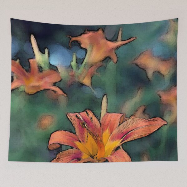 Item preview, Watercolor Tiger Lilies designed and sold by AMGImpressions.