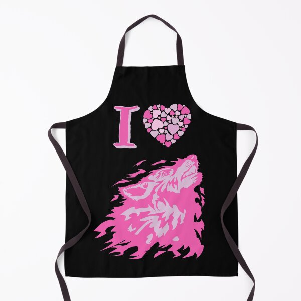 Item preview, Just a girl who loves wolves - I love Wolves pink designed and sold by Erick  Tezó.