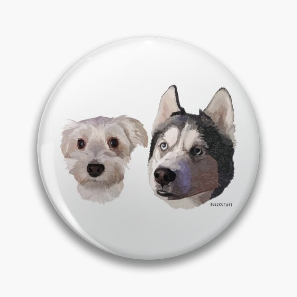 Artikelvorschau, Hund beste Freunde entworfen und verkauft von buzzcutart.