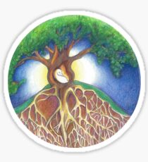 SANCTUARY Moonrise Permaculture Logo Sticker