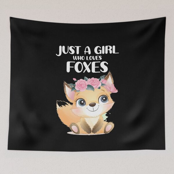 Item preview, Just A Girl Who Loves Foxes T-shirt designed and sold by nguyenchimina.