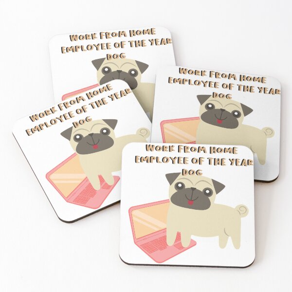Item preview, work from home employee of the year dog designed and sold by JocelynCrafts.