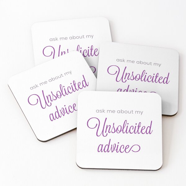 Item preview, Unsolicited advice designed and sold by bellatierra.