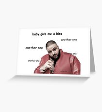 Baby Give Me a Kiss, ANOTHER ONE, Sepia, Aesthetic Greeting Card