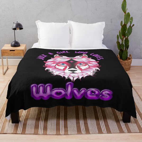 Item preview, Just A Girl Who Loves Wolves  designed and sold by thersant.