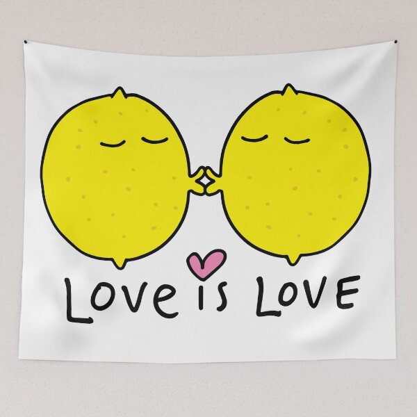 Item preview, Lesbian couple LOVE is LOVE designed and sold by happysketchy.