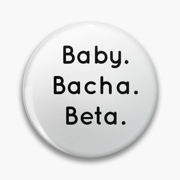 Item preview, Baby. Bacha. Beta. designed and sold by PurpleBandar.