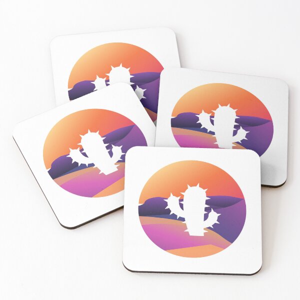 Item preview, Cactus with sunset colors designed and sold by stelsanc.