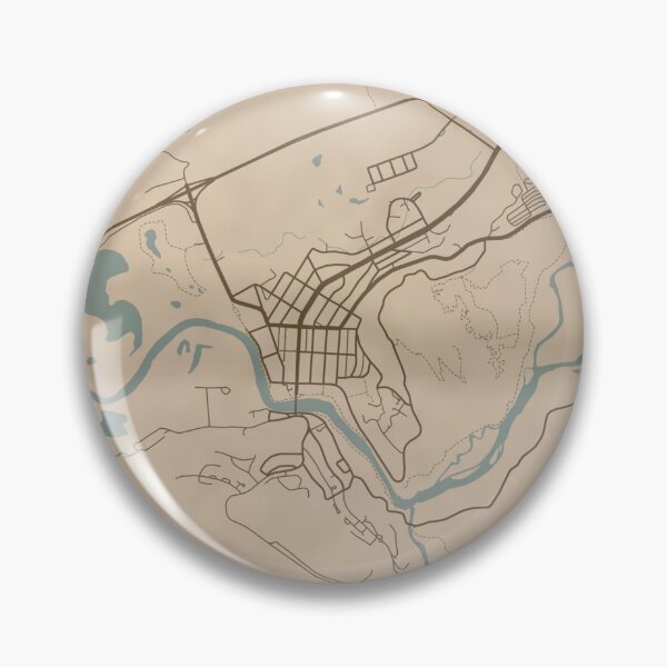 Item preview, Banff Sepia Map designed and sold by CPTVDesign.
