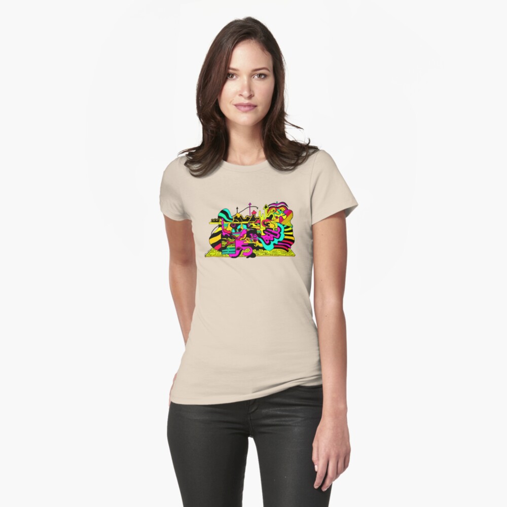 Item preview, Fitted T-Shirt designed and sold by EckerRobertsArt.
