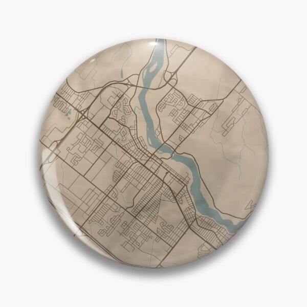 Item preview, Drummondville Sepia Map designed and sold by CPTVDesign.