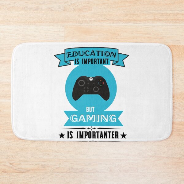 Item preview, Education Is Important But Gaming Is Importanter funny gift  designed and sold by Martin-bivert.