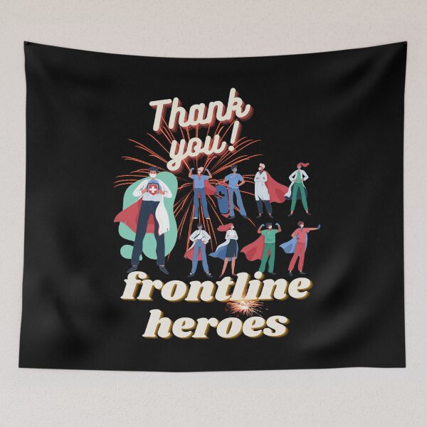 Item preview, Thank you! Frontline Heroes, Doctors, Nurse and Healthcare Workers designed and sold by DeeSignTShirts.