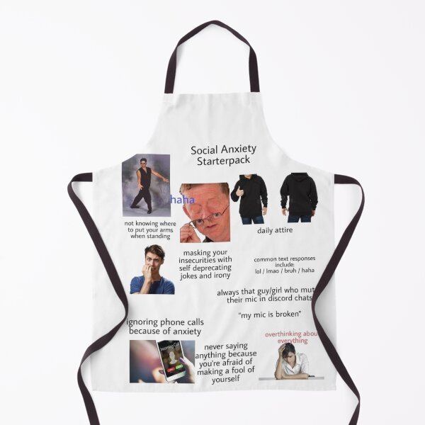 Item preview, Social Anxiety Starterpack Meme - Social Anxiety Meme Anxiety Meme, Funny Social Anxiety Meme, Anxious, 2020 Meme designed and sold by CaptianCringe.