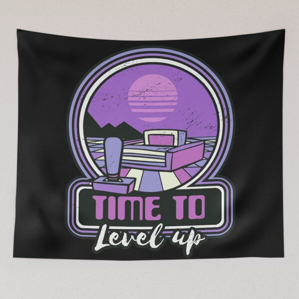 Item preview, Time to Level Up Gaming Gamer Vintage designed and sold by Yenbinh.